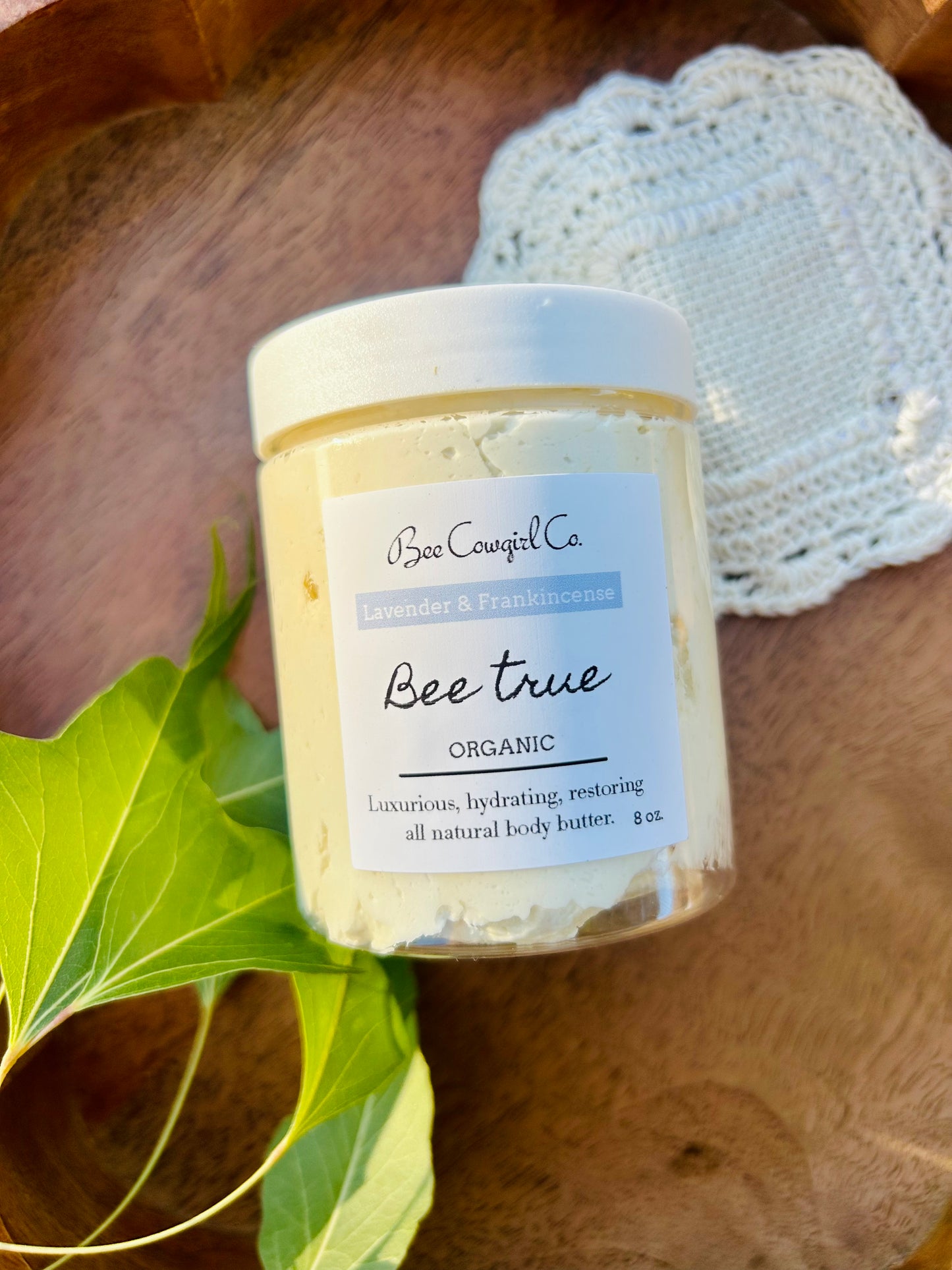 Bee True - Organic Body Butter - Lavender & Frankincense
