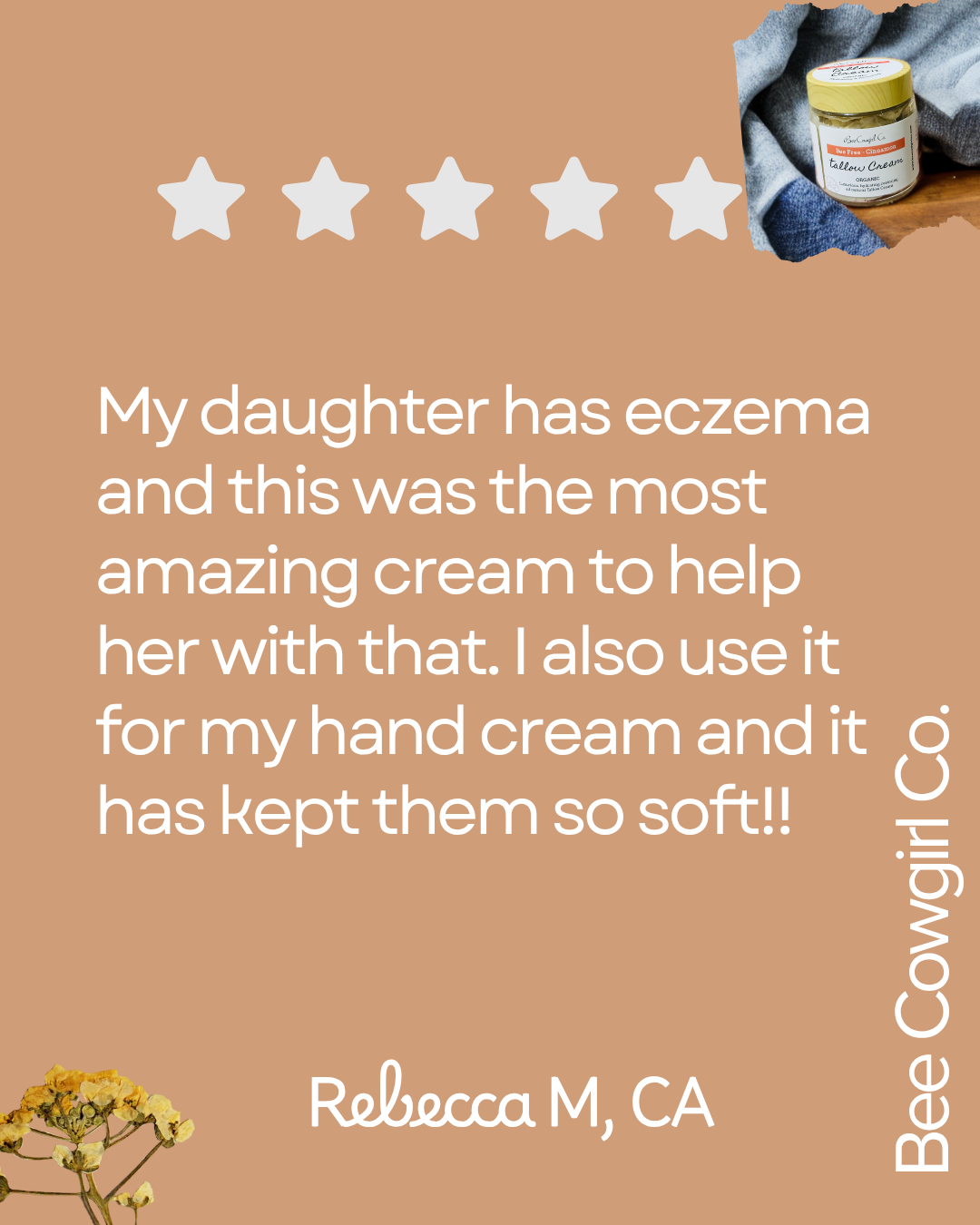 Bee Free - Tallow Balm - Honey and Cinnamon